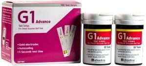 G1 Advance Blood Glucose 100 Test Strips, (compatible with Alere G1)