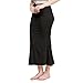Jaanvi fashion Lycra Saree Shapewear Petticoat for Women,Petticoat,Skirts for Women,Shape Wear Dress for Saree(fish-shapewear-black-xl)