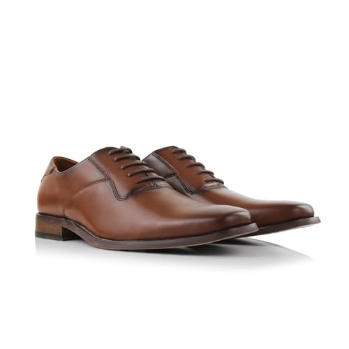 Image of Ferro Aldo Men's Classic Cap Toe Oxford Dress Shoe Collection | Perfect for Formal, Business, and Wedding Attire