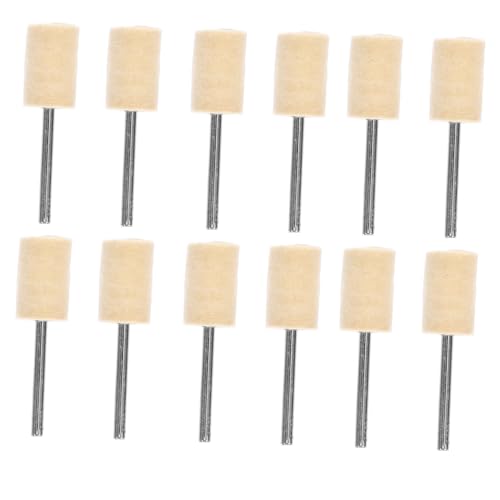 Ciieeo Felt Polishing Buffing Wheel Set 12mm Wool Buffing Pads Deburring Tool