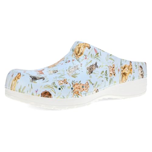 Image of Dansko Kane Slip-On Mule Clog for Women - Lightweight Cushioned Comfort and Removable EVA Footbed with Arch Support - Easy Clean Uppers
