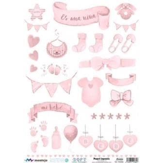 Artesanias Montejo Japans rijstpapier, zacht, 30 x 41 cm