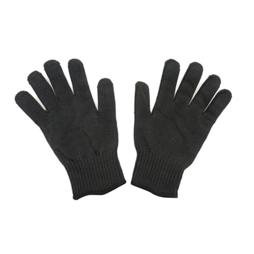 DONFAMDS Guantes Anticorte Protección Manos para Cocina y Carpintería Resistentes Corte y Desgaste Transpirables y Ligeros Unidades Negras