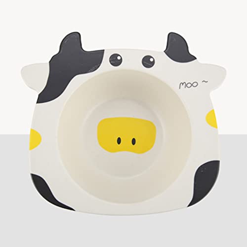 YARNOW 4 Pcs Bacia de Alimentação Do Bebê Forma Animal Bonito Formação Tigela Antiderrapante Auto Al
