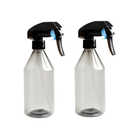 HONITANO 2 pezzi Spruzzino Parrucchieri Bottiglie Spray Trasparenti Ricaricabili per e Piante Bottiglie in Plastica Pet Leggere e Anti-perdite per Salone e Giardinaggio Colore Casuale