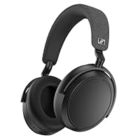 Sennheiser MOMENTUM 4 Wireless Headphones - Bluetooth Headset for Crystal-Clear Calls with Adaptive Noise Cancellation, 60h Battery Life, Lightweight Folding Design, Black