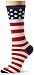 SockGuy Men's USA Flag Socks, White, Large/X-Large