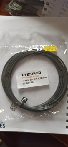 Head Hawk Touch yetişkin tenis teli Pro Player String 1,30 mm/16g 12M Antrasit