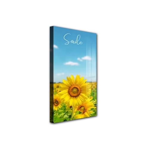 Broderie diamant tournesol paysage grand format 75x150cm pour kit diy adulte