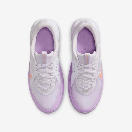 Nike Sonic Fly Big Kids' Running Shoes (FZ0017-500, Barely Grape/White/Violet Star/Apricot Agate) Size 6.54