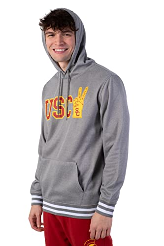 Ultra Game Men's NCAA Official Soft Fleece Pullover Hoodie Sweatshirt2