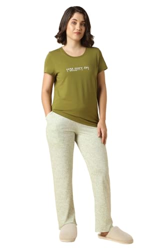 Image of Van Heusen Athleisure Ultra Soft Printed Pyjama with Pockets