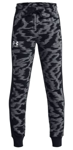 Under Armour Boys' UA Rival Printed Tappered Leg Ribbed