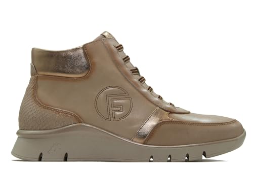 Bottes en cuir Fluchos femme à semelle caoutchouc confort absolu