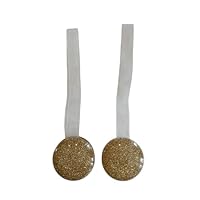 Calamite Ferma Tende A Forma Di Stella - 2 Pezzi Con Nastro, Glitter, Vari Colori - Foto 7