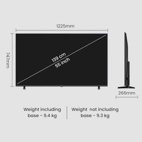 Image of Haier H5E Series 139cm (55) 4K Ultra HD Smart LED Google TV 55H5E
