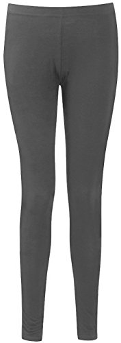 Legging femme grande taille confortable extensible Guba noir longueur cheville