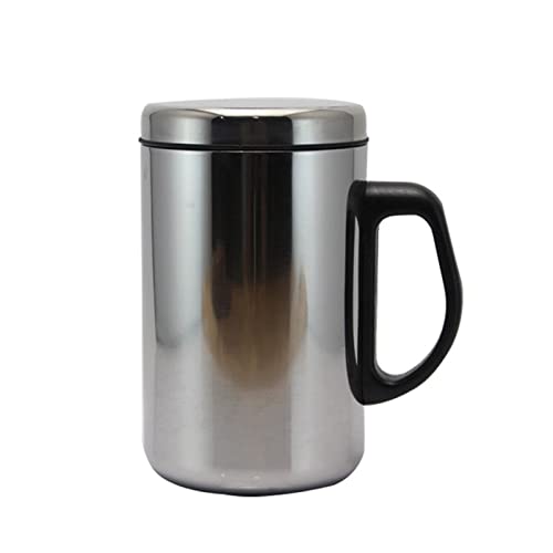 THERMOS TRABA DE VIAJE 350/500ml Copa de doble pared aislada de acero inoxidable THERMO MUG ASCURIMIENTO Mastador de agua té Taf Bottación de agua (Sliver de 350 ml)