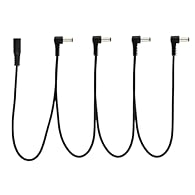 CONFIGURATION: 3-way daisy chain power distribution for multiple pedals COMPATIBILITY: 5.5mm x 2.1mm connectors for standard 9V DC pedals CONSTRUCTION: Heavy-duty cable with reinforced strain relief DESIGN: Space-saving solution for pedalboard setup ...