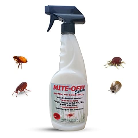 Multi-Mite® MITE-OFF! 500ml Flea Spray ALL Mite Killer - Bed Bug, Carpet Moth Ready to Use LARGE SPRAY Residual Killing 7 days - 100% Natural Product Cover