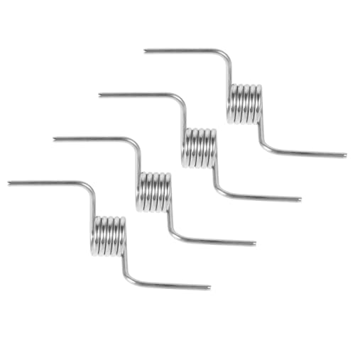 VINTORKY 4pcs Refrigerator Door Spring Replacement Refrigerator Door Mechanism Part Steel Fridge Spring Repair Set