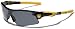 Half Frame Kids Teen Age 8-16 Performance Baseball Cycling Running Sport Sunglasses - Black & Yellow