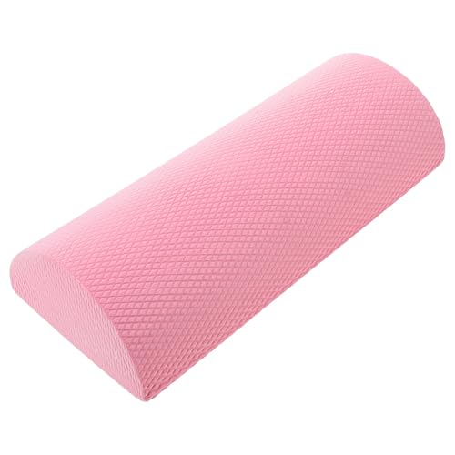 Yoga Half Foam Roller para alivio de espalda, rodillo ligero para equilibrio y masaje, herramienta de ejercicio Sakura Rosa de 30x6.3cm para entrenamiento en casa y mejora de postura miniatura 1