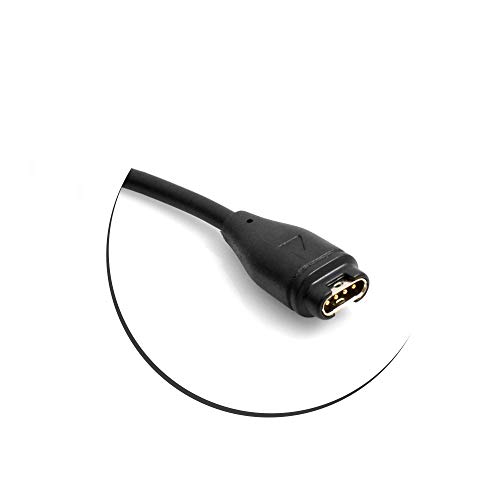 System-S USB Cable for Garmin Fenix 5 100 cm Black - Image 3