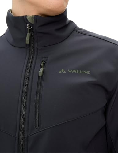 VAUDE Cyclone VI Softshelljacke, wasserabweisend – Black/khaki – Gr. L – Ansicht 5