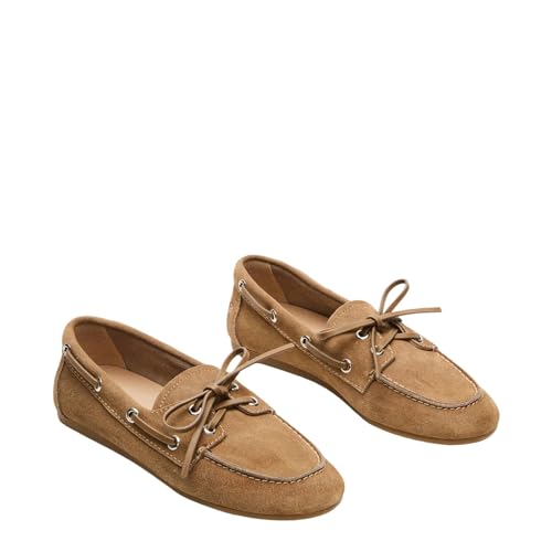 Mesh Flats for Women Leopard Loafers Lace up Flat Comfortable Casual Dressy Shoes