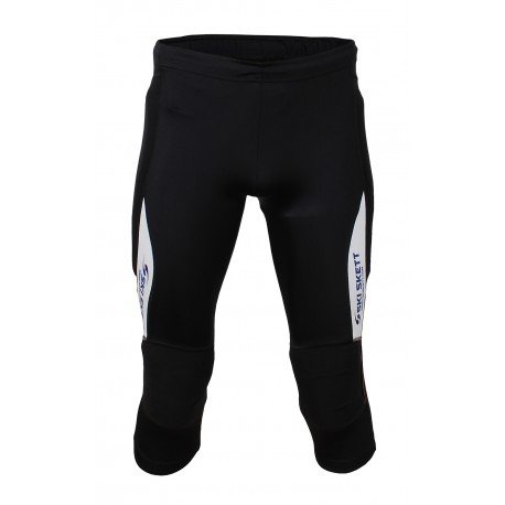 Ski Skett stretch 3/4 pants with muscolar support for roller ski and cross-country ski, Unisex - Size XL