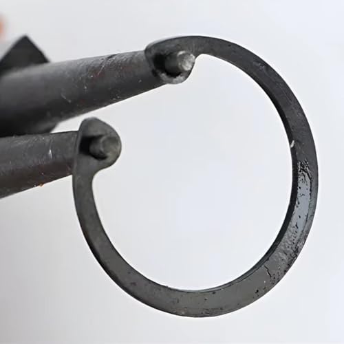 Alicates para anillos de retención de 7 pulgadas juego de 4 piezas rectas y curvas 4