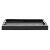 【Stil】 ~ Die Oberfläche des Tabletts ist glatt und glatt, angenehm zu berühren und leicht zu reinigen. Die erhöhten Kanten verhindern das Verschütten von Speisen und Getränken und sind leicht zu halten