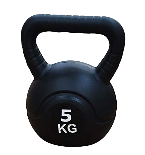 Image of GRIFFIN PVC Kettlebell Gym Dumbbells for Home and Gym Fitness Exercise Workout Wide Thick Grip Indoor & Outdoor Strength Training Exercise Fitness Equipment for Men and Women (5kg)