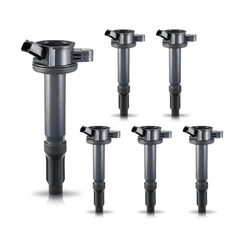ENA Set of 6 Ignition Coil Pack Compatible with Mercury Ford 2008-2012 Escape, 2006-2012 Fusion, 2009-2011 Mariner 2006-2011 Milan, 2006 Lincoln Zephyr Replacement for DG514 C1594 UF486 3.0L V6