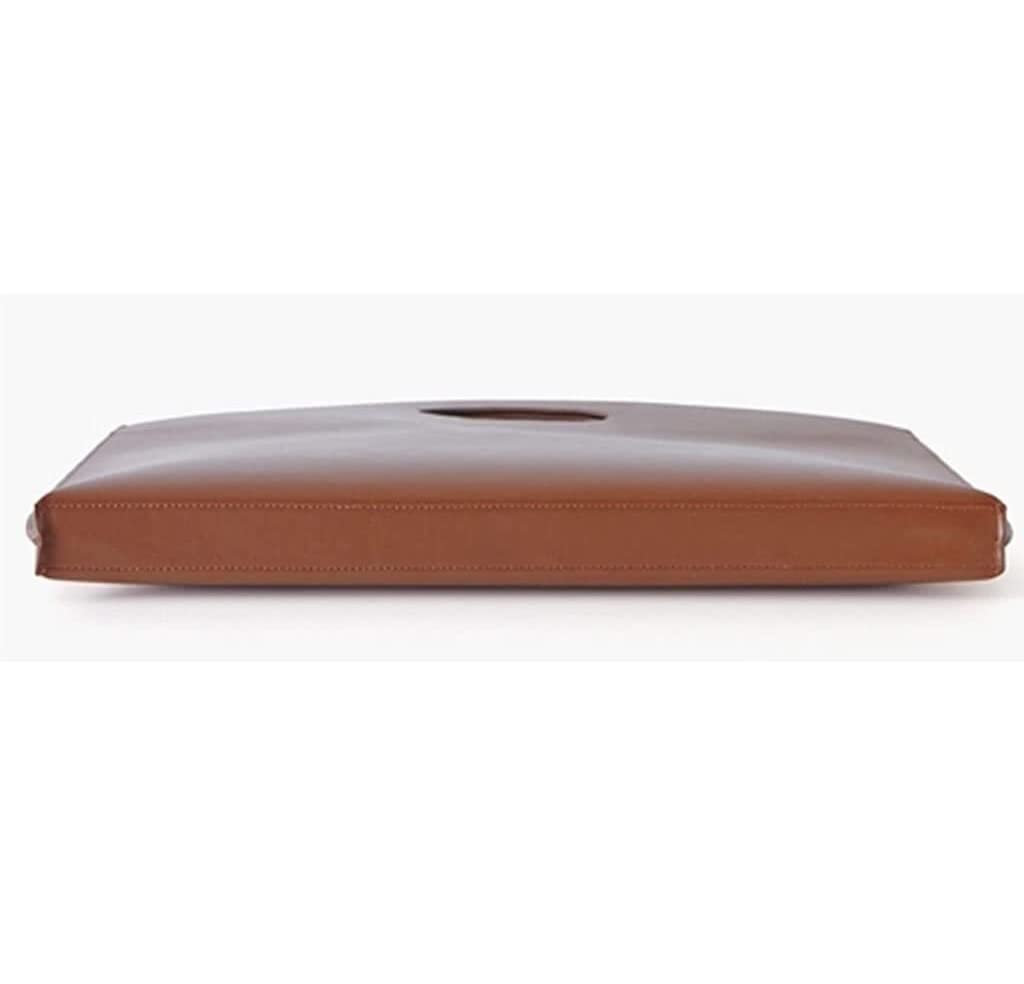 Teczka Portfolio Folder plików może pomieścić paszport magazynów A4 i bardziej miękkie folderowe folder Pu Folder pliku materiału Teczka Konferencyjna (Color : B)