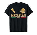 Mazatlan Sinaloa with Mexican Emblem, Mazatlan T-Shirt