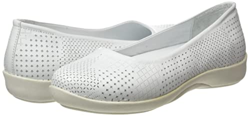 Andrea Conti 0061700, Mocassino Donna, Weiß, 39 EU...