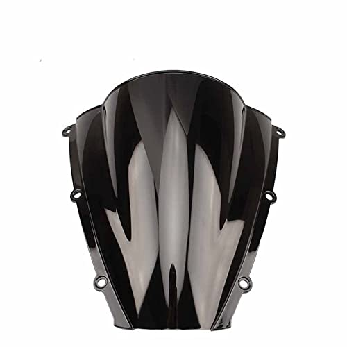 Apto for honda CBR 600 2003 2004 CBR 600 F5 03 04 Parabrisas de parabrisas doble burbuja CBR600 RR CBR600 CBR600RR (Color : Black) thumbnail