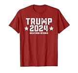 Vintage Trump 2024 Conservative Voter Great American Patriot T-Shirt