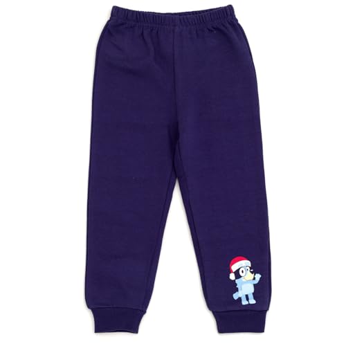 Image of Bluey Halloween Christmas Fleece Sweatshirt and Jogger Pants Outfit Set Toddler to Big Kid Sizes (2T - 10-12)
