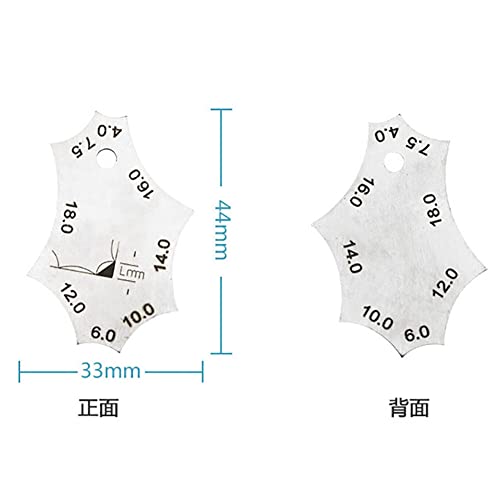 Calibrador para soldadura acero inoxidable miniatura 2