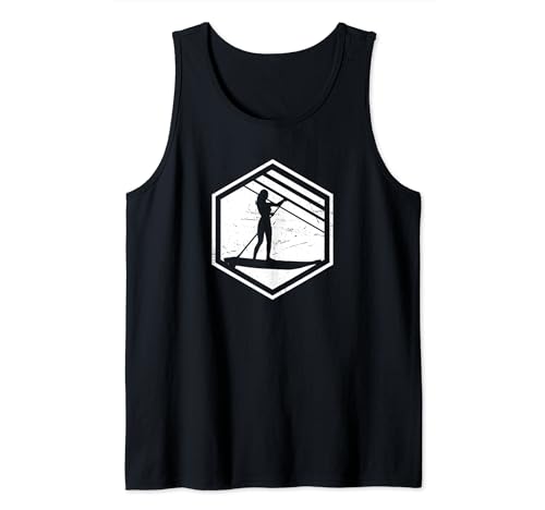 Soporte de paddle stand paddling sup up Camiseta sin Mangas