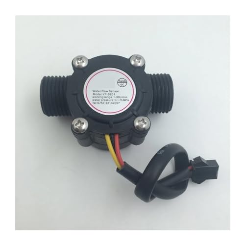 Compteur de débit d'eau G1/2" avec suivi LCD en temps réel et électrovanne