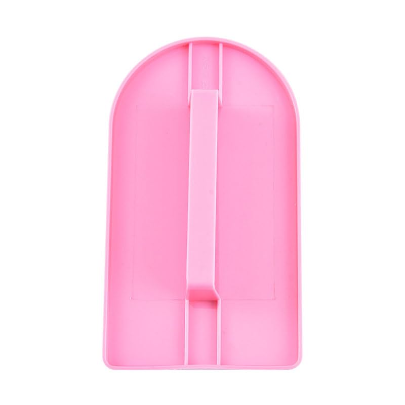1 Piece Fondant and Icing Smoother Fondant Smoothing Tool Cake Scraper Smoother Cake Icing Trowel Cake Icing Smoother Cake Polisher for Cakes Decorating, 5.7 x 3.1 Inches, Pink