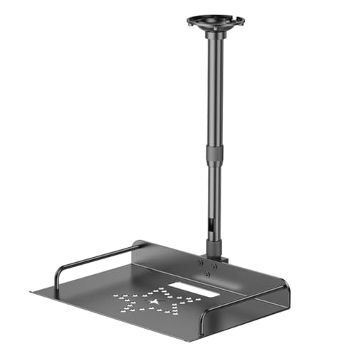 Soporte universal para proyector regulable de 60 a 120 cm con bandeja de videoconferencias