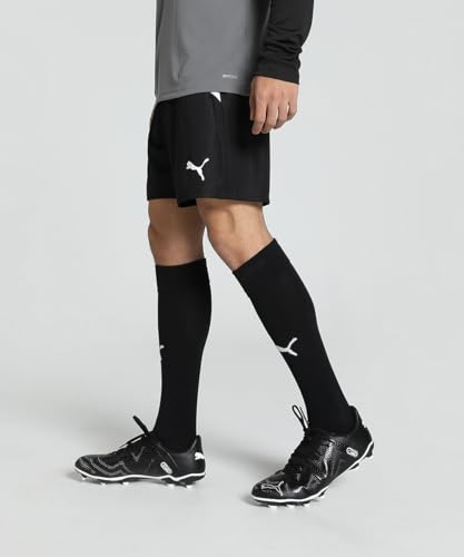 Image of Puma Mens teamLIGA Shorts, Black-White, S (70492403)
