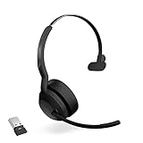 INSTANT CONNECTIVITY: Evolve2 55 Stereo headset effortlessly connects to both your laptop and your smartphone so you can enjoy a seamless setup for work calls, music, and more CLOUD-LIKE COMFORT: This Jabra wireless headset features Air Comfort techn...