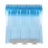 Heavy Duty Plastic Strip Door for Commercial Entry Windproof Dust-Proof Partition for Garage Warehouse Freezer and Industrial Use