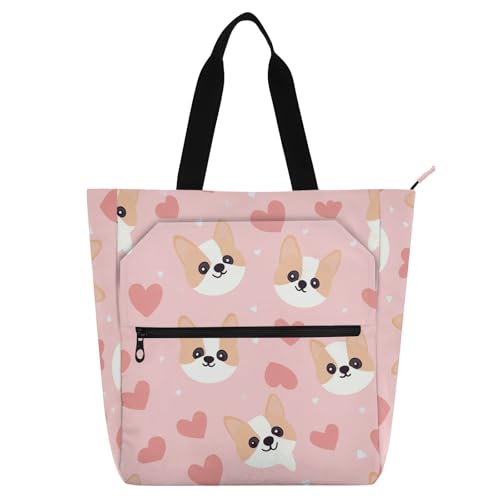 Bolsa de mano infantil y juvenil con diseño de tierno perrito